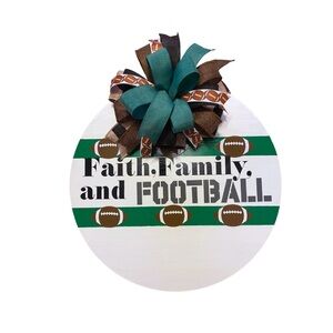 HANDMADE SPORTS THEMED Door Hanger| sports decor, front door decor